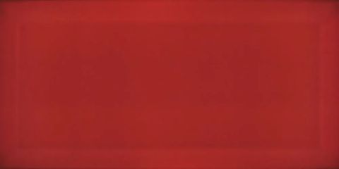 Faianta Metro Ribesalbes Bisel Rojo Brillo 10x20 cm lucios