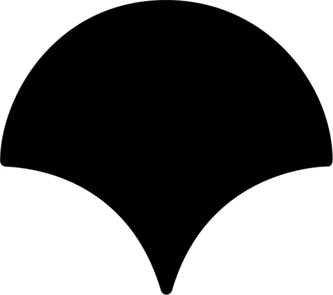 Faianta Ribesalbes Monochrome Drop Black Glossy 15.2x17.2 cm