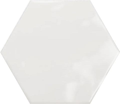 Faianta Ribesalbes Geometry Hex White Brillo Glossy 15x17.3 cm