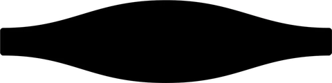 Faianta Ribesalbes Monochrome Wave Black Glossy 7.5x30 cm