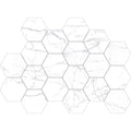 Faianta Ribesalbes Carrara Hexagon Gloss 15x17,3