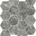 Gresie Ribesalbes Marmi Hexagon Grigio 15x17