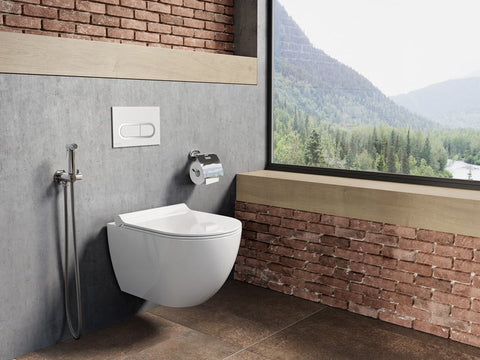 Vas WC suspendat Ravak Uni Chrome RimOff 36x51x35 cm