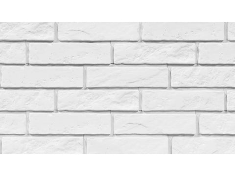 Piatra decorativa fatada / soclu din gips Stegu Panama White / Grey 26.3x14.7x1/2 cm