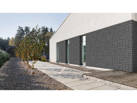 Piatra decorativa fatada / soclu din beton Stegu Detroit 1 Grey 15/30x7.8x0.7/2.6