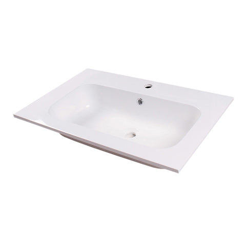 Lavoar Wellis Elois 80 din marmura artificiala 80×46×1,5/17,3 cm