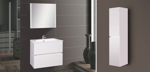 Oglindă de baie Wellis Elois White MDF+Sticla 60×55×1,8 cm