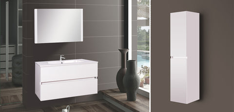 Oglindă de baie Wellis Elois White MDF+Sticla  80×55×1,8 cm
