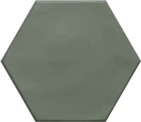 Gresie faianta Ribesalbes Geometry Hex Green Matt 15x17.3 cm