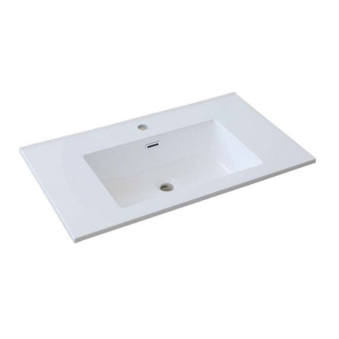 Chiuveta din marmura artificiala Wellis Jersey 80×46×2/17,5 cm