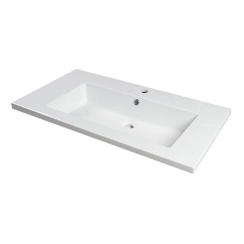 Lavoar Wellis Nina 80 din marmura artificiala 80x46x3/17.3 xm