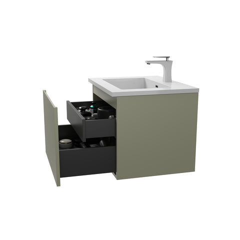 Dulap de Baie Wellis Varna 60 Bamboo Green 59,2 × 47,4 × 45 cm