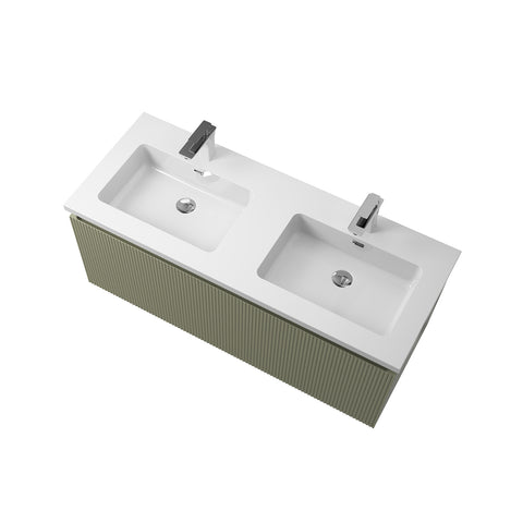 Dulap de Baie Wellis Varna 120 Bamboo Green 119.2x47.4x45 cm