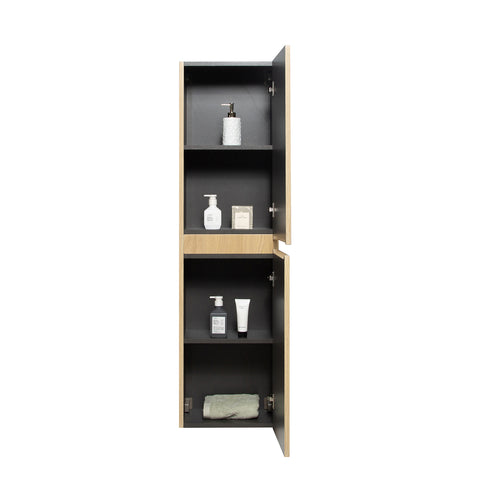 Dulap inalt Wellis Varna Bamboo 40 × 30 × 150 cm