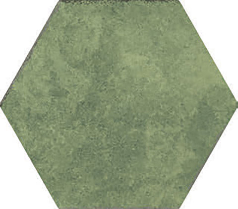 Gresie Faianta Ribesalbes Apollo 13 Hex Green Mat 23x27 cm