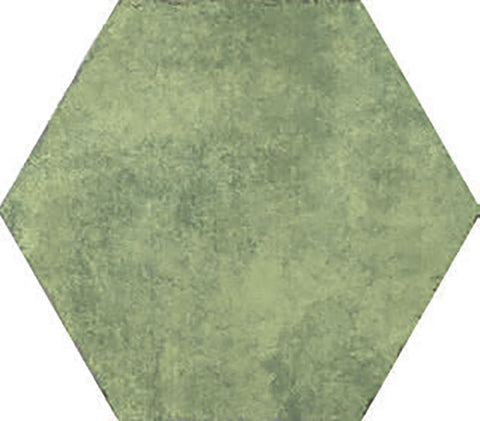 Gresie Faianta Ribesalbes Apollo 13 Hex Green Mat 23x27 cm