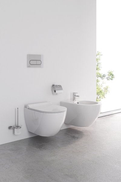 Vas WC suspendat Ravak Uni Chrome RimOff 36x51x35 cm