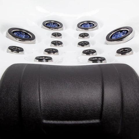 Minipiscina Jacuzzi Wellis Avatar Deluxe WibeSpa Ice White 6 locuri + Acoperis termic CADOU!