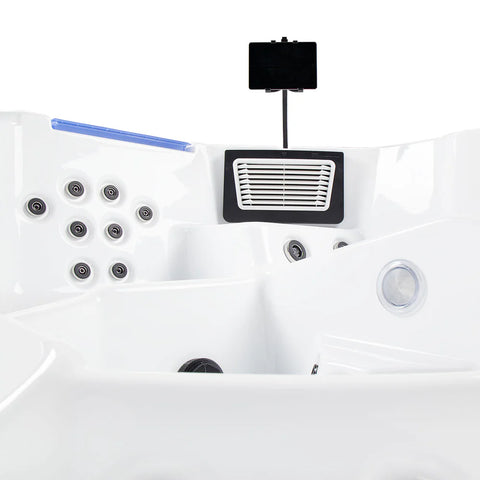 Minipiscina Jacuzzi Wellis Avatar Cinema WibeSpa Ice White 6 locuri + Acoperis termic CADOU!