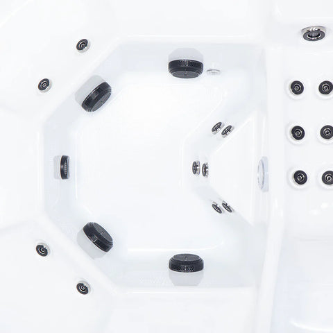 Minipiscina Jacuzzi Wellis Avatar Cinema WibeSpa Ice White 6 locuri + Acoperis termic CADOU!