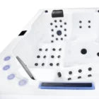Minipiscina Jacuzzi Wellis Matrix Deluxe WibeSpa Ice White 5 locuri + Acoperis termic CADOU!