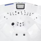 Minipiscina Jacuzzi Wellis Matrix Deluxe WibeSpa Ice White 5 locuri + Acoperis termic CADOU!