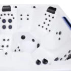 Minipiscina Jacuzzi Wellis Waterworld Cinema WibeSpa Ice White 6 locuri + Acoperis termic CADOU!