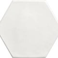 Gresie Ribesalbes Geometry Hexagon White Matt 15x17.3