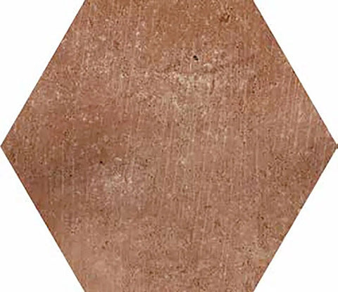 Gresie Ribesalbes Cotto Hexagon Brown 15x17.3