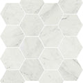 Gresie Ribesalbes Marmi Hexagon Bianco 15x17