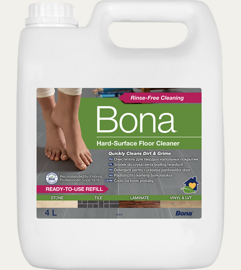 Rezervă Detergent Bona pentru laminat, ceramică și piatră 4L