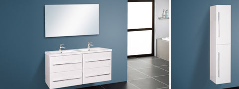 Lavoar Wellis Nina120 din marmura artificiala 120×46×3/17.3 cm