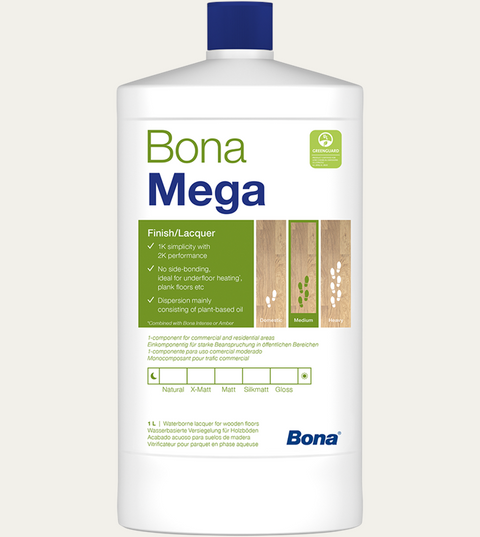 Lac pentru parchet Bona Mega Lucios 1L