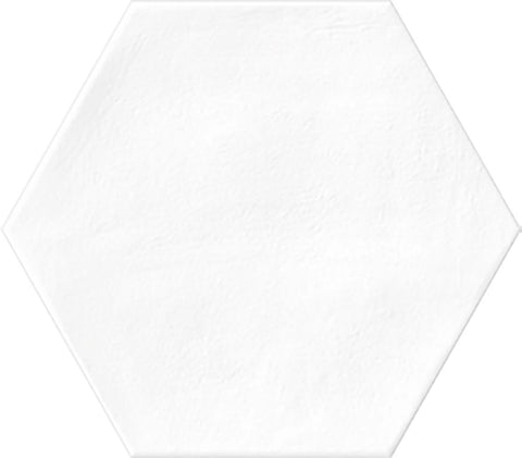 Gresie Faianta Ribesalbes Apollo 13 Hex White Mat 23x27 cm