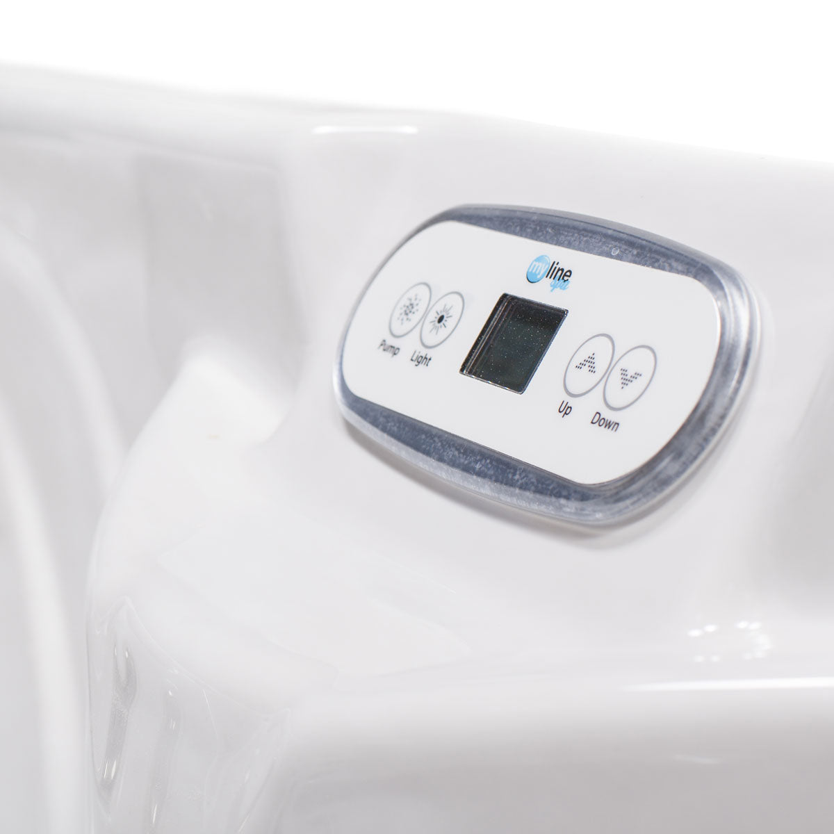 uyu Minipiscina Jacuzzi Wellis Pluto P&P ClassicLine Ice White 5