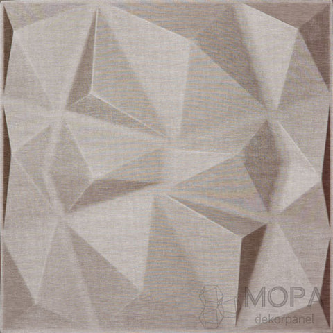 Panou decorativ 3D MOPA PRIZMA 60x60x2.2 cm